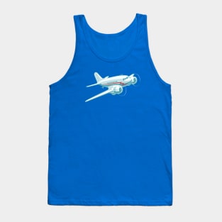 Cartoon airplane Tank Top